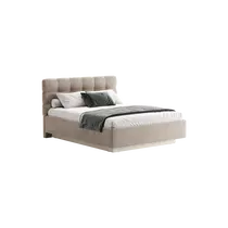 Кровать Prime Soft 180х200 велюр мокко, Спальное место: 180х200, Тип ткани: велюр, Цвет ткани: мокко