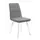 Стул DikLine 207 B22 GREY /ножки белые