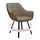 Стул DikLine 252 М поворотный, NS05 CAPPUCCINO, ножки черные