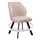 Стул DikLine 232M поворотный B03 BEIGE, ножки черные