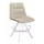 Стул DikLine 229 поворотный, B03 BEIGE, ножки белые