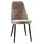Стул DikLine 326 микровелюр M05 шоколад, ножки черные