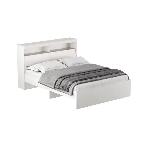 Кровать Виктория Lite 160х200 (белая), Спальное место: 160х200, Цвет: белый