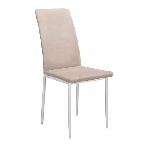 Стул DikLine 272 B03 BEIGE, ножки белые