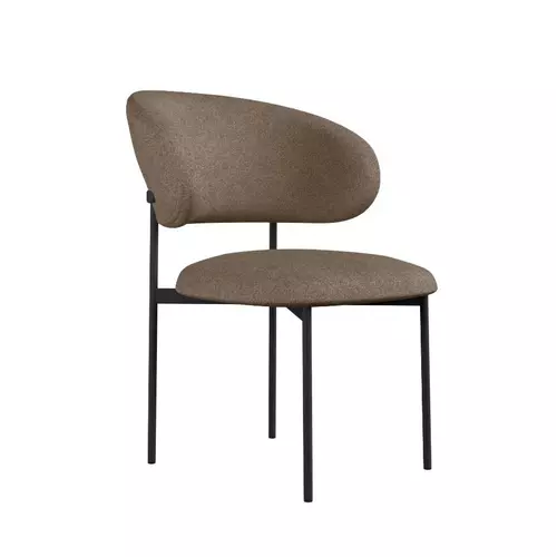 Стул DikLine 201 NS05 CAPPUCCINO, ножки черные