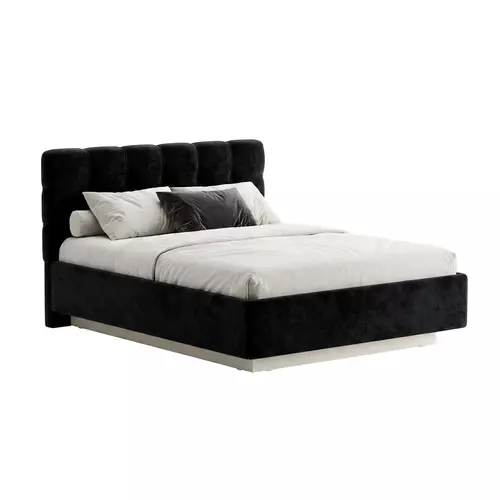 Кровать Prime Soft 140x200 велюр Nebby 035, Спальное место: 140х200, Тип ткани: велюр, Цвет ткани: nebby 035