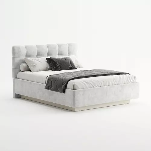 Кровать Prime Soft 180x200 велюр Nebby 314, Спальное место: 180х200, Тип ткани: велюр, Цвет ткани: nebby 314