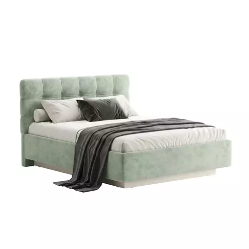 Кровать Prime Soft 180x200 велюр Nebby 029, Спальное место: 180х200, Тип ткани: велюр, Цвет ткани: nebby 029