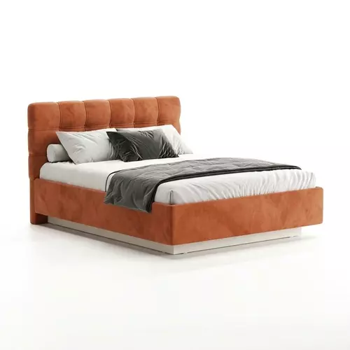 Кровать Prime Soft 140х200 велюр терракот