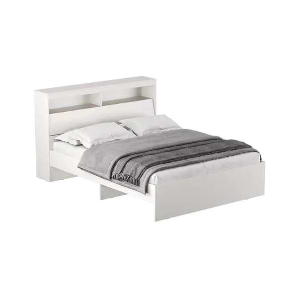 Кровать Виктория Lite 180х200 (белая), Спальное место: 180х200, Цвет: белый