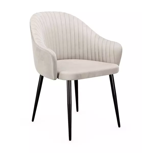 Стул DikLine 440М C103 крем, ножки черные