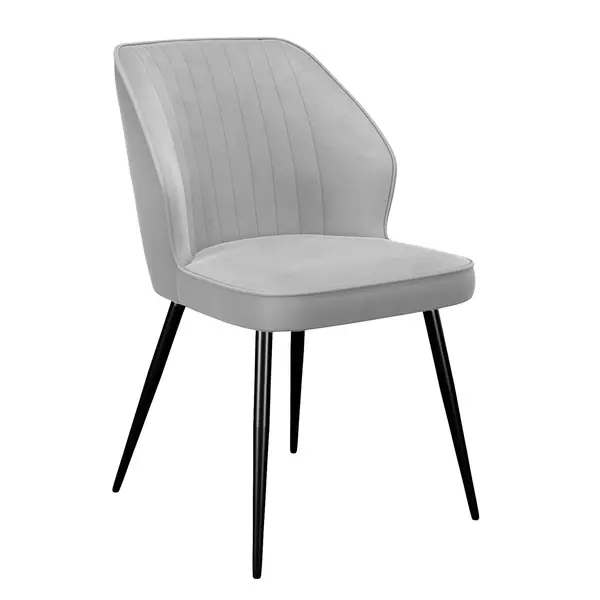 Стул DikLine 222 B22 GREY, ножки черные