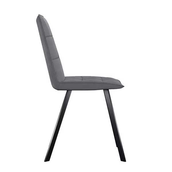Стул DikLine 280 B28 ANTRACITE, ножки черные, изображение 4