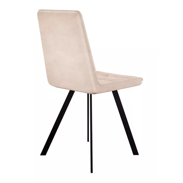 Стул DikLine 280 B03 BEIGE, ножки черные, изображение 3