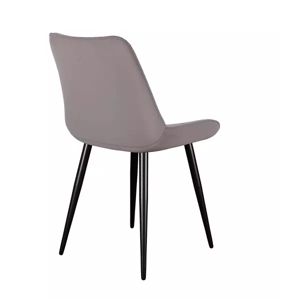 Стул DikLine 226 поворотный B5 LATTE, ножки черные, изображение 3
