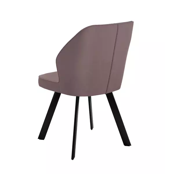 Стул DikLine 232M поворотный B5 LATTE, ножки черные, изображение 2