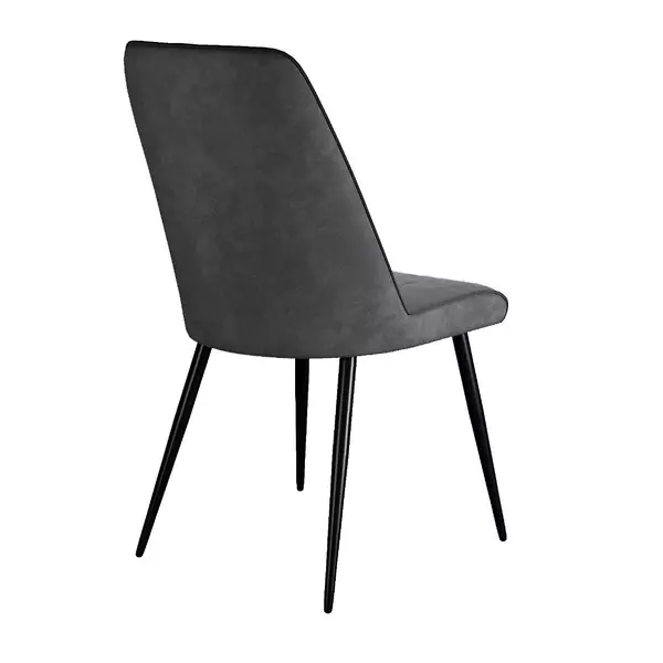 Стул DikLine 325 B28 ANTRACITE, ножки черные, изображение 4
