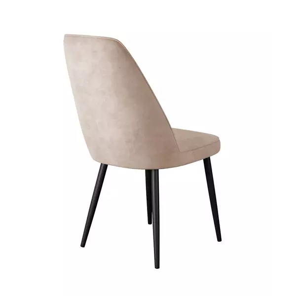 Стул DikLine 326 B03 BEIGE, ножки черные, изображение 3