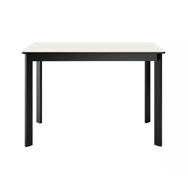 Стол DikLine LK110 Керамика Krater Perla (бежевый матовый) /подстолье черное/опоры черные, изображение 5