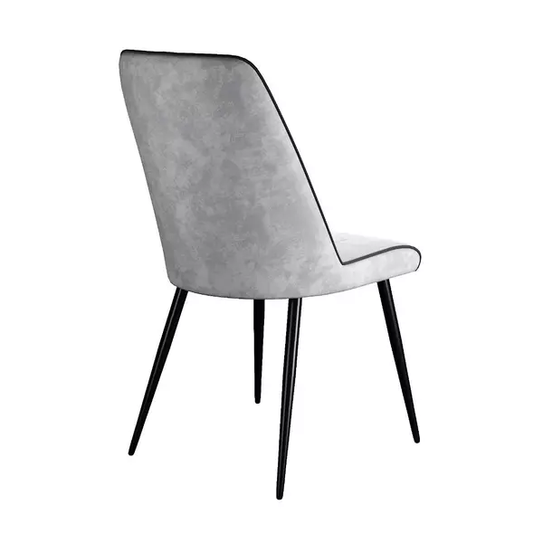Стул DikLine 325 B22 GREY, ножки черные, изображение 4