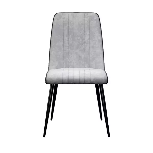 Стул DikLine 325 B22 GREY, ножки черные, изображение 2
