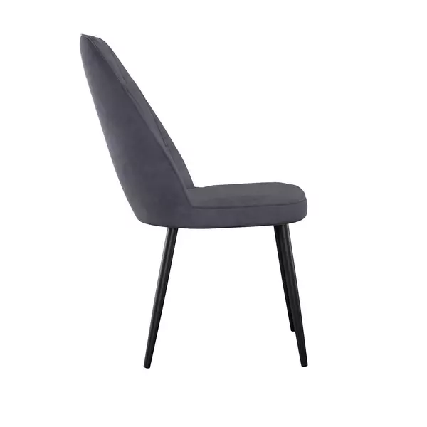 Стул DikLine 326 B28 ANTRACITE, ножки черные, изображение 4