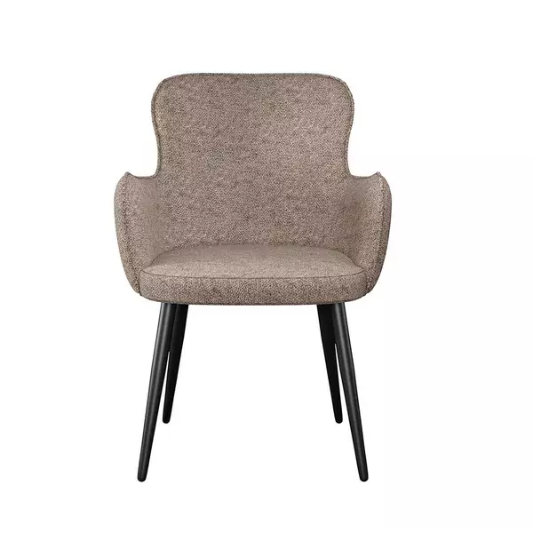 Стул DikLine 503 поворотный NS05 CAPPUCCINO, ножки черные, изображение 5