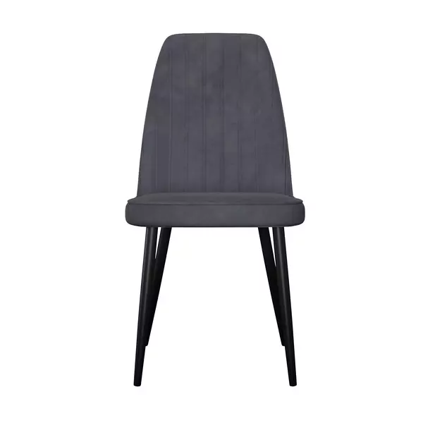Стул DikLine 326 B28 ANTRACITE, ножки черные, изображение 2