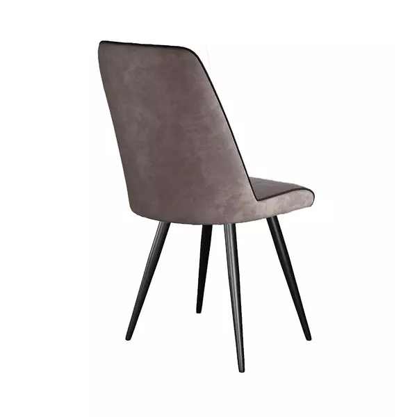 Стул DikLine 324 поворотный B5 LATTE, ножки черные, изображение 2