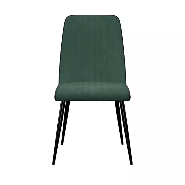 Стул DikLine 325 B10 GREEN , ножки черные, изображение 2