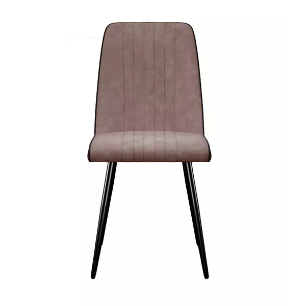 Стул DikLine 324 поворотный B5 LATTE, ножки черные, изображение 4