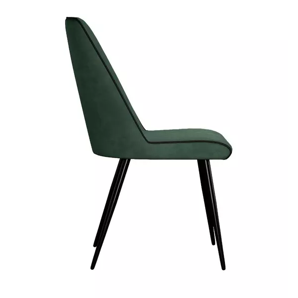 Стул DikLine 325 B10 GREEN , ножки черные, изображение 3