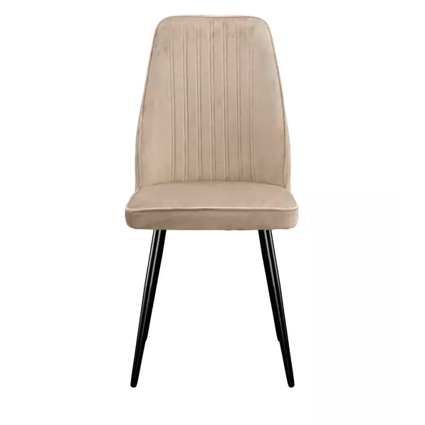Стул DikLine 327 поворотный B03 BEIGE, ножки черные, изображение 2