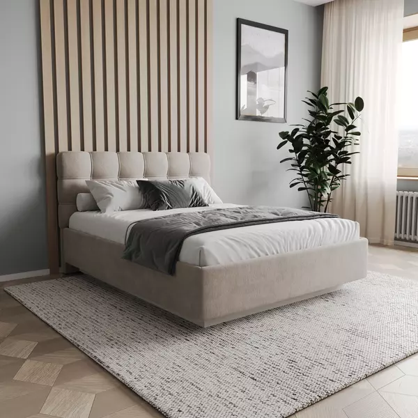 Кровать Prime Soft 160x200 велюр Nebby 957, Спальное место: 160х200, Тип ткани: велюр, Цвет ткани: nebby 957, изображение 18