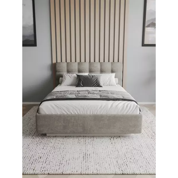 Кровать Prime Soft 160х200 шенилл шоколад, Спальное место: 160х200, Тип ткани: шенилл, Цвет ткани: шоколад, изображение 12