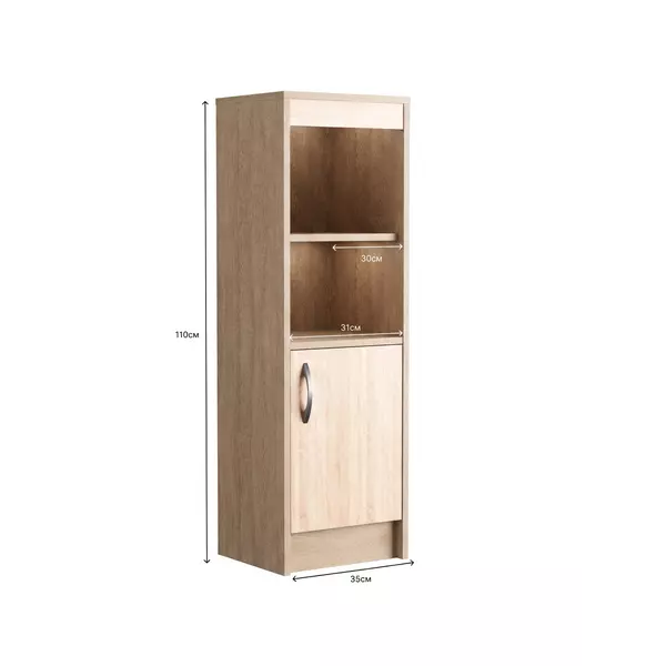 Кровать Виктория XL 180х200 с тумбами (сонома), Спальное место: 180х200, Цвет: сонома, изображение 9