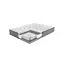 Кровать Prime Soft 140x200 шенилл серый с матрасом Мульти Флекс, Спальное место: 140х200, Тип ткани: шенилл, Цвет ткани: серый, изображение 7