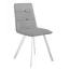 Стул DikLine 280 B22 GREY, ножки белые