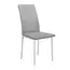 Стул DikLine 272 B22 GREY, ножки белые