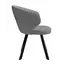 Стул DikLine 249 поворотный, B22 GREY, ножки черные, изображение 4