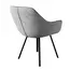 Стул DikLine 252 М поворотный, NS10 GREY, ножки черные, изображение 4