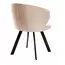Стул DikLine 249 поворотный, B03 BEIGE, ножки черные, изображение 3