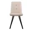 Стул DikLine 280 B03 BEIGE, ножки черные, изображение 2