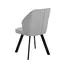 Стул DikLine 232M поворотный B22 GREY, ножки черные, изображение 2