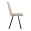 Стул DikLine 280 B03 BEIGE, ножки черные, изображение 4