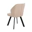 Стул DikLine 232M поворотный B03 BEIGE, ножки черные, изображение 2