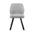Стул DikLine 232M поворотный B22 GREY, ножки черные, изображение 3