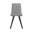 Стул DikLine 280 B22 GREY, ножки черные, изображение 2