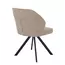 Стул DikLine 233 поворотный NS04 CREAM, ножки черные, изображение 4