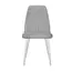 Стул DikLine 326 B22 GREY, ножки белые, изображение 2